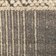 4x7 Kilim Contemporary Gray Beige Kilim Rug, 130x212Cm