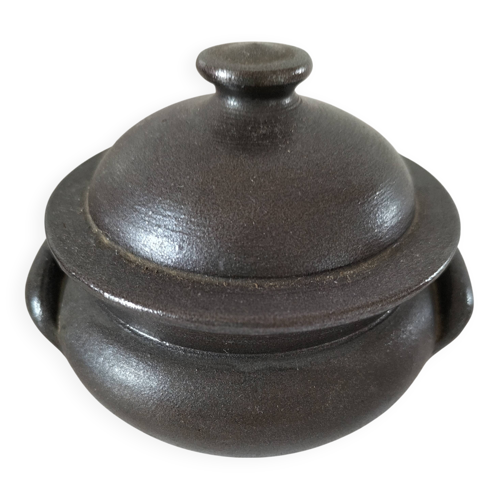 Mini stoneware soup tureen signed Jean Dubost – Noron-la-Poterie 70s