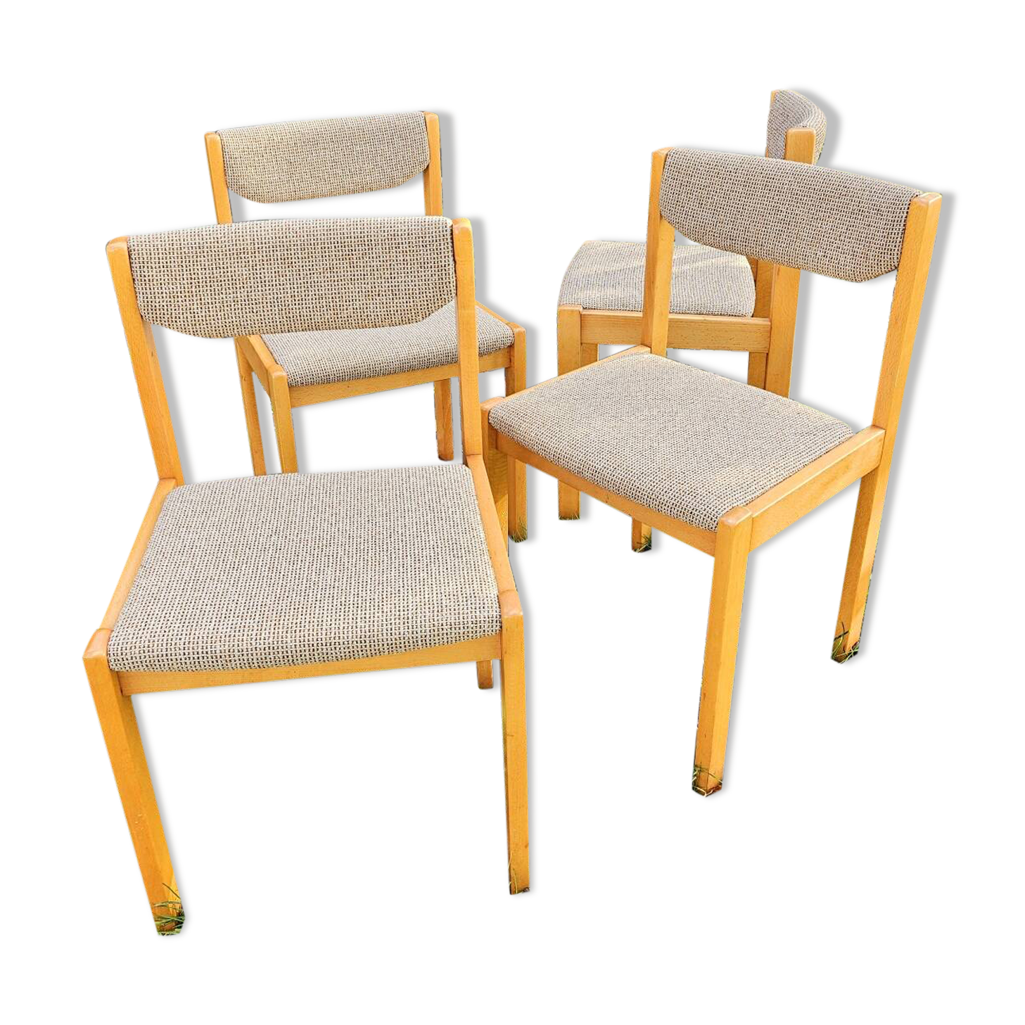 4 Scandinavian chairs, 1950s-70s
