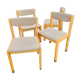 4 Scandinavian chairs, 1950s-70s