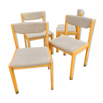 4 Scandinavian chairs, 1950s-70s