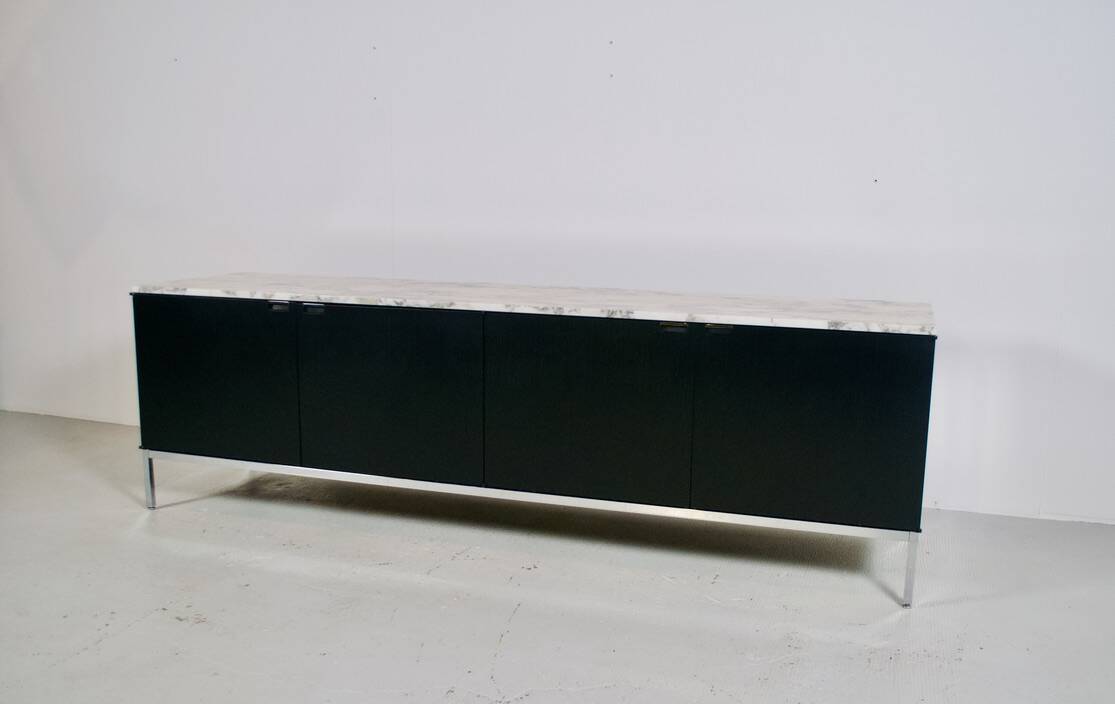 BLACK OAK AND FLORENCE MARBLE SIDEBOARD KNOLL 2000 KNOLL INTERNATIONAL PUBLISHER