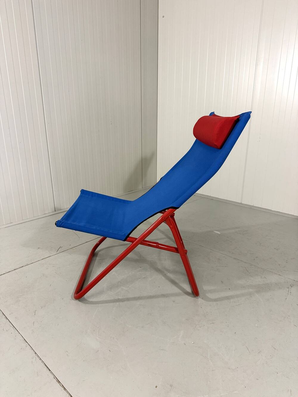 Folding lounge chair garden chair 1980's