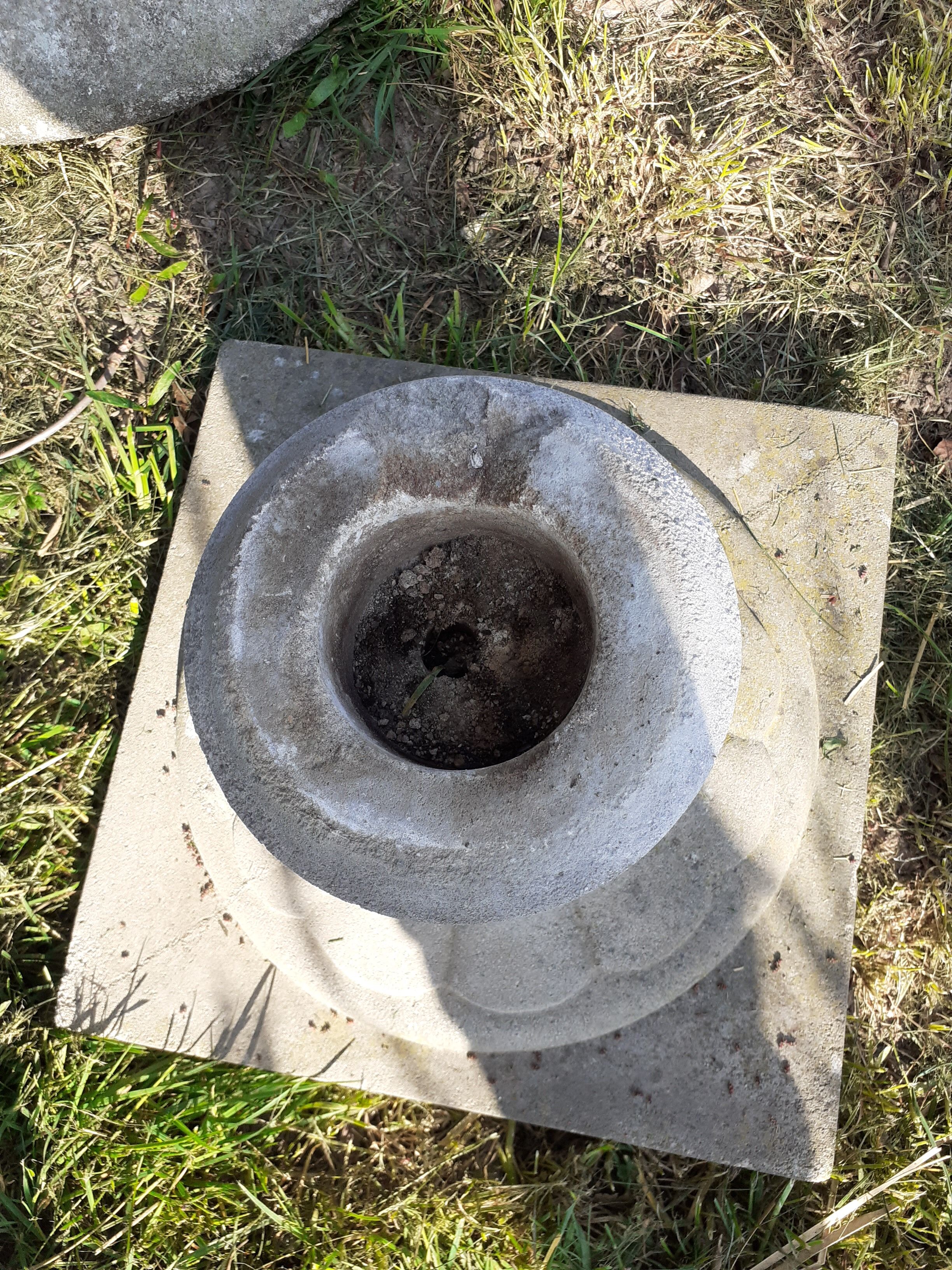 Pair of medieval stone planters