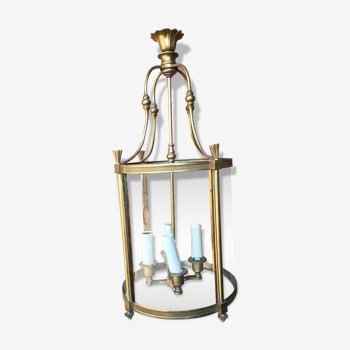 Golden bronze round lantern