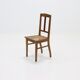 Amsterdam School Oak and Cane Chair 1920s