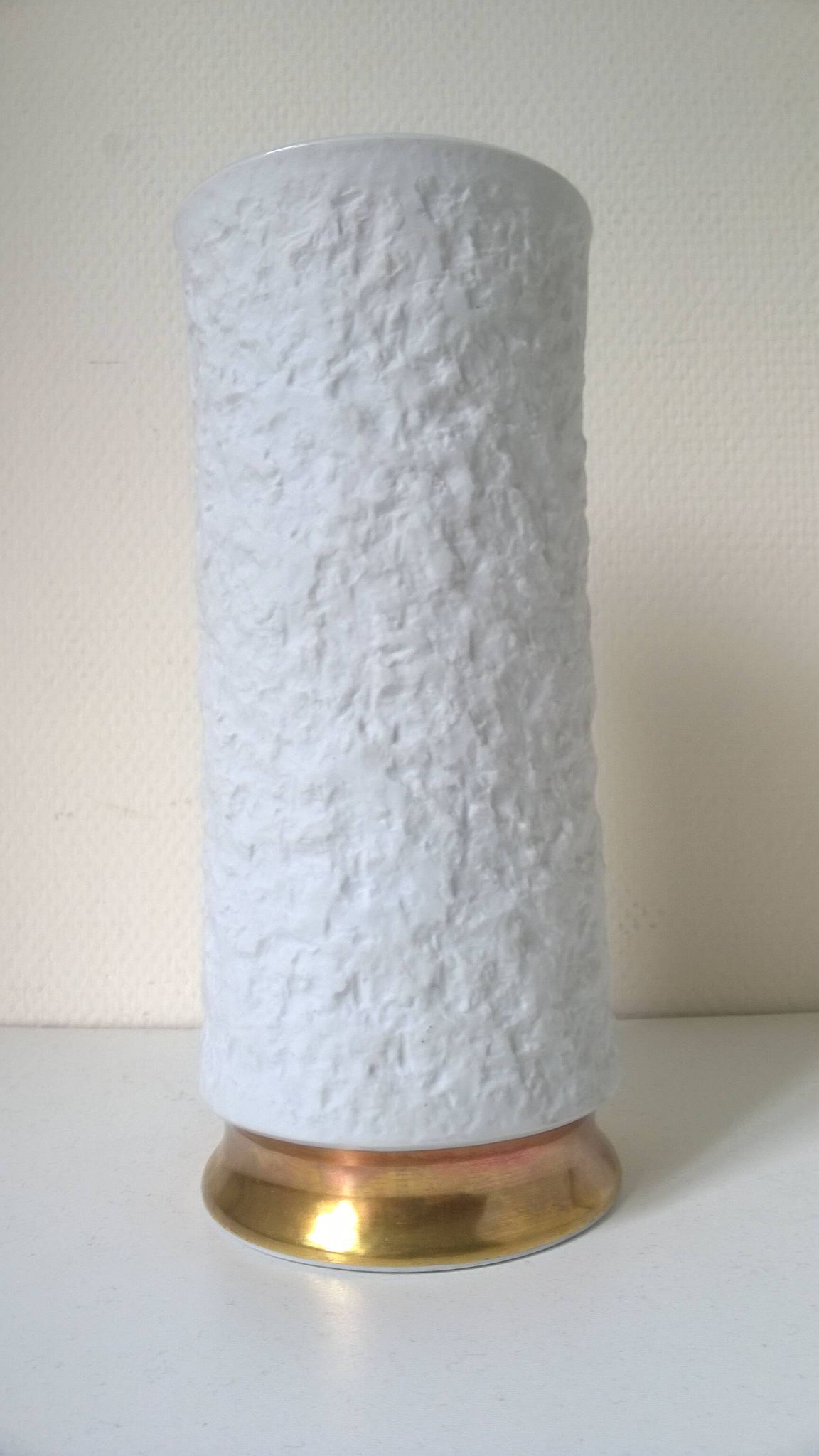 Royal KPM Germany porcelain biscuit vase