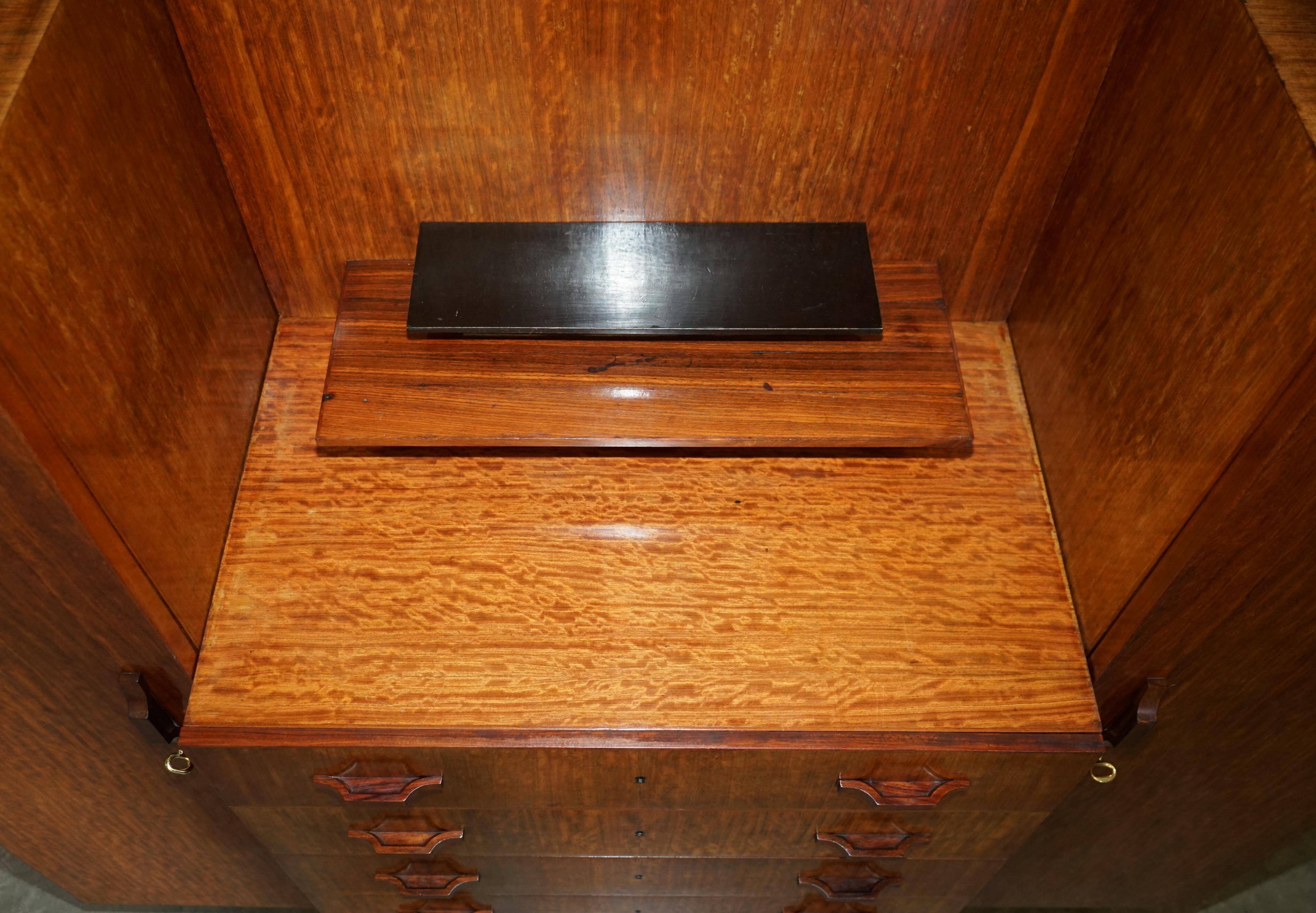 Art Deco Double Wardrobe Chest of Drawers 1920