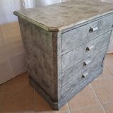 Antique chest of drawers with antique patina