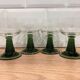 Set of 4 glasses of white wine from Alsace