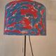 Danish adjustable teak floor lamp with tripod brass foot, 1960s