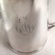 Teapot and milk jug in silver metal, Félix Frères