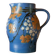 pichet céramique vintage, cruche céramique bleu, carafe
