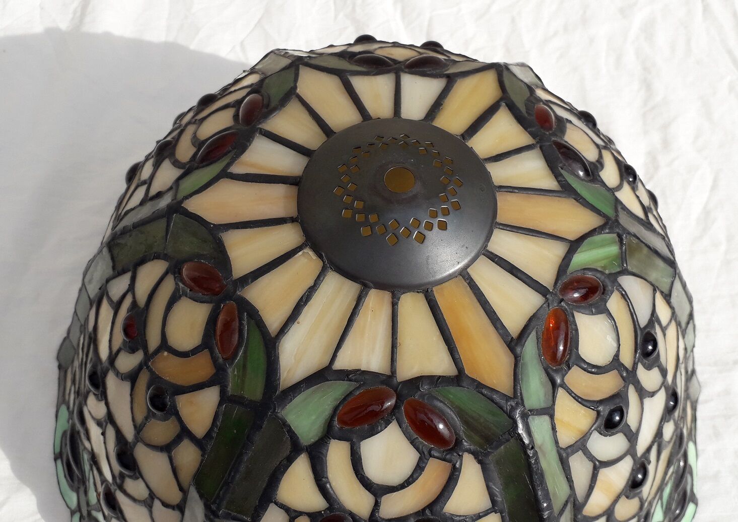Stained glass lampshade