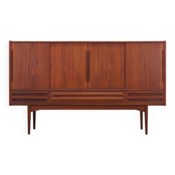 Enfilade en teck, design danois, années 1960, production : Danemark