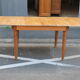 Table extensible pin massif