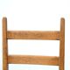 Ensemble de six chaises de salle à manger françaises à dossier haut