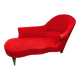 Old poppy red meridian sofa