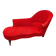 Old poppy red meridian sofa