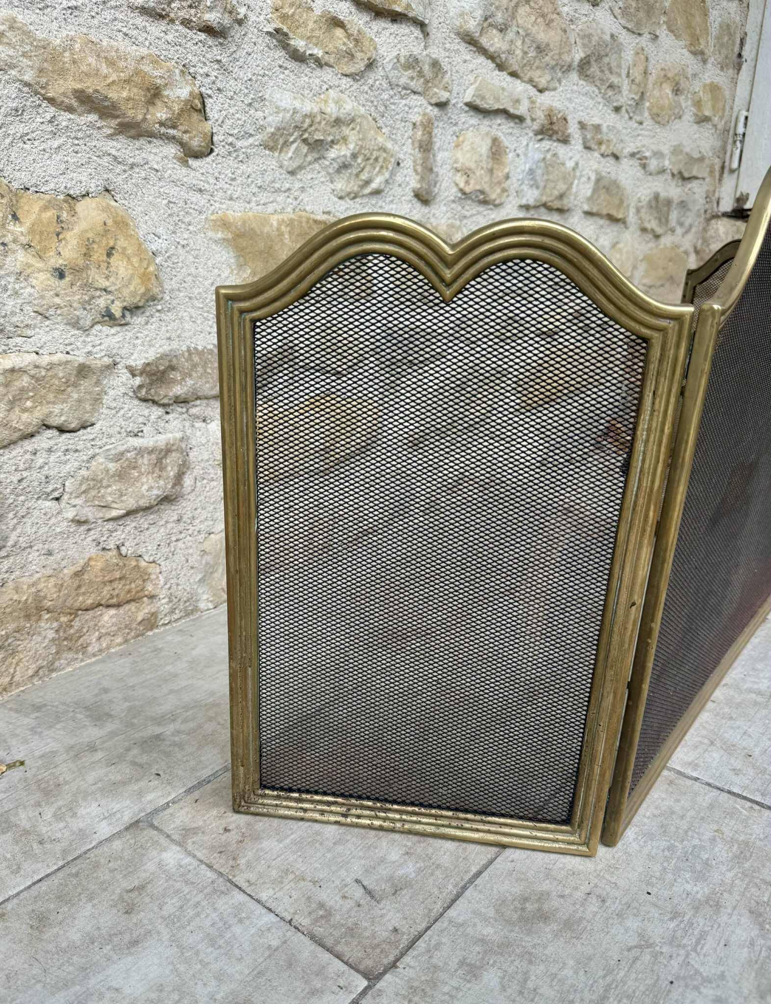 Brass Fireplace Screen