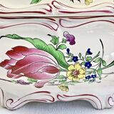 Old Lunéville oval vegetable tureen, street light model