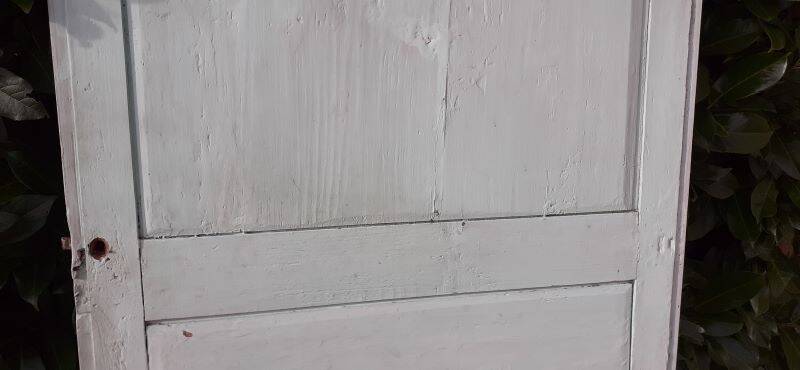 Small 18th century cupboard door h171.5x87.5cm old