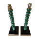 Pair of lamp legs / Murano glass / 1980