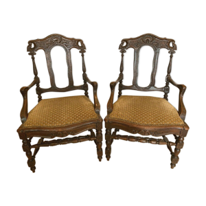 paire de fauteuils des - xix
