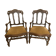Pair of Flanders armchairs in 19th century solid oak