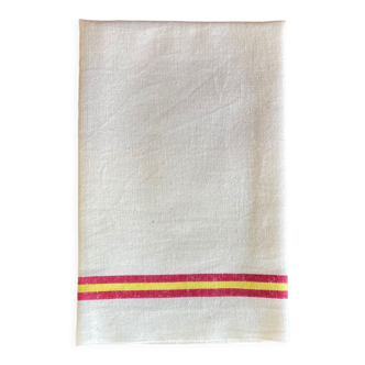 Old linen tea towel