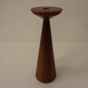 Large Teak Candleholder from Anri Form, Italy, 1960s