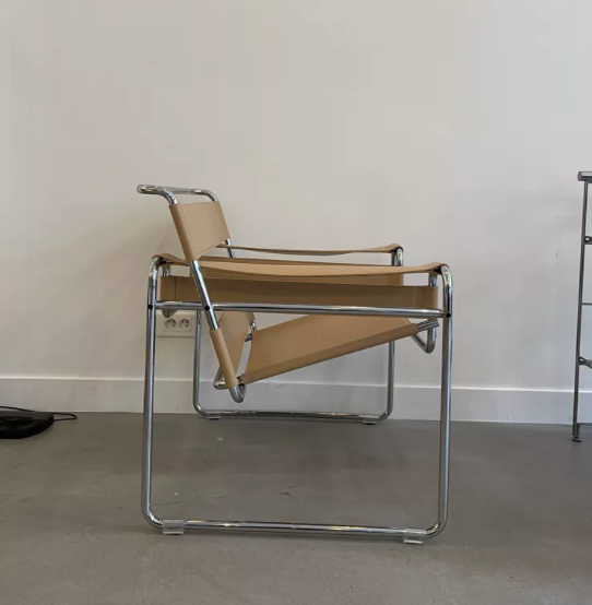 "Wassily" armchair by Marcel Breuer for Gavina.