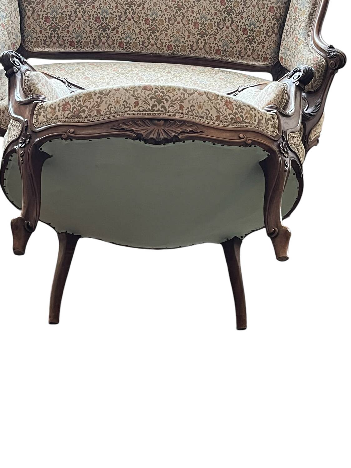 Complete living room Italian Louis XV style sofa armchair chair