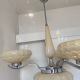Art Deco chandelier 3 branches