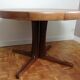 Central-footed rosewood round table