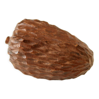 Wooden avocado paperweight, 70s