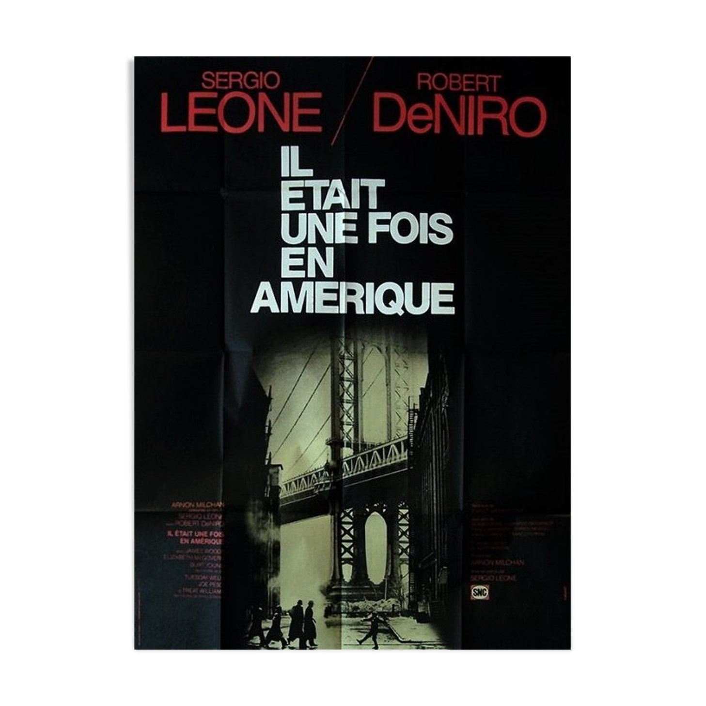 Original poster once upon a time in America Sergio Léone 120x160 cm