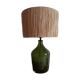 Lampe dame Jeanne / Abat jouren jute