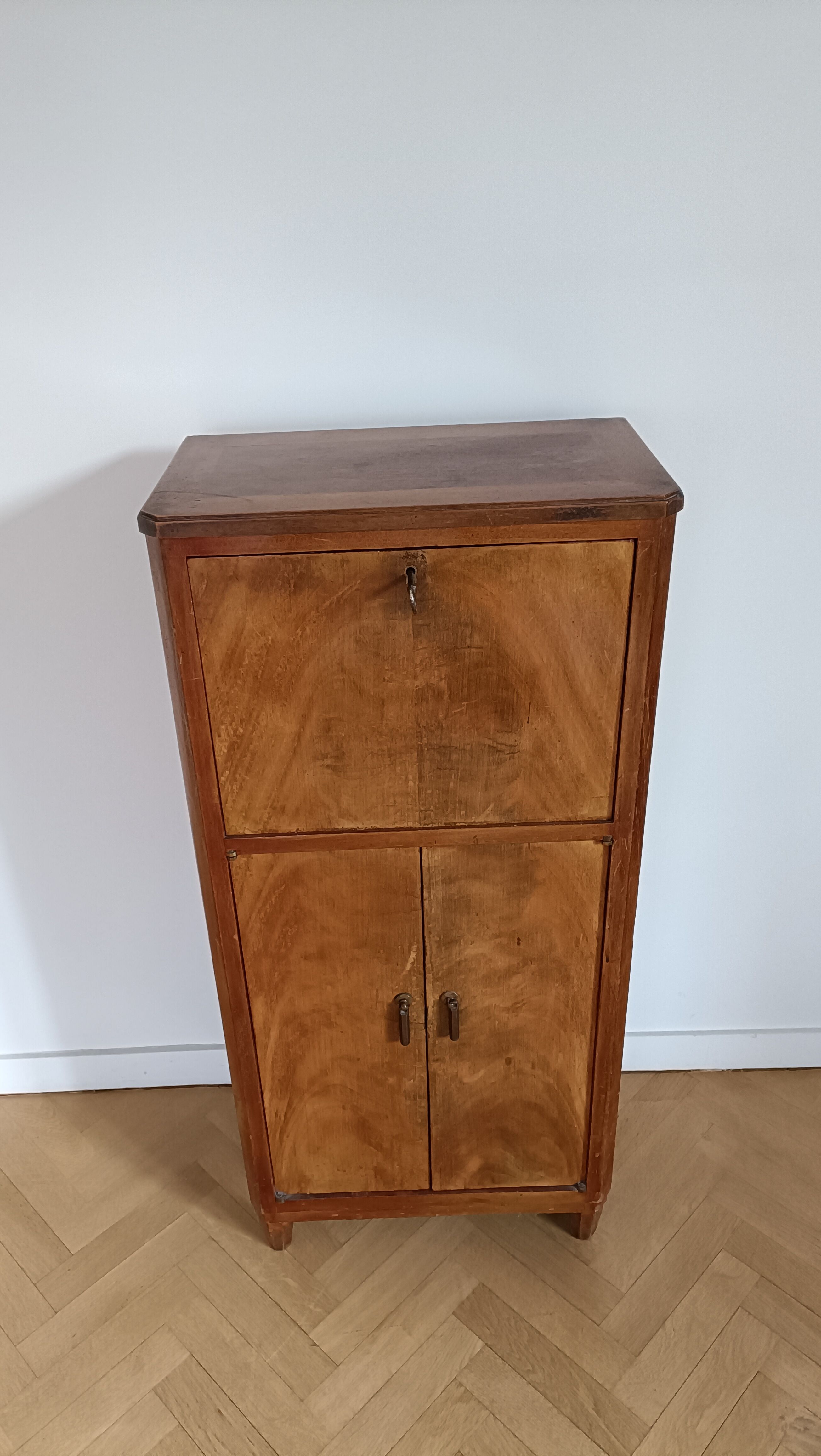 Art deco furniture old radio cabinet