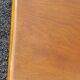 Vintage chest of drawers from the 50s in blond and gold beech 3 drawers feet compass