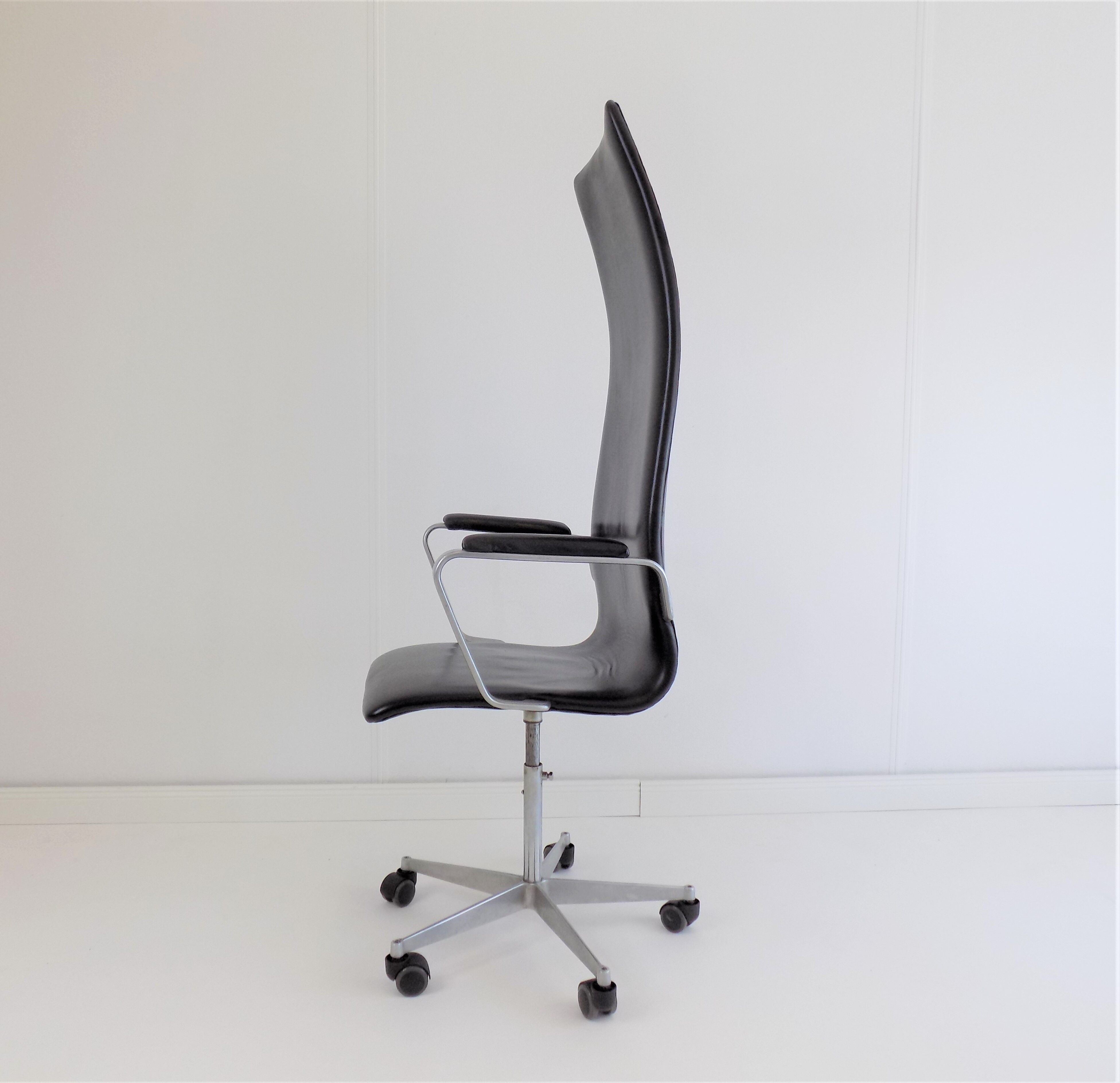 Chaise de bureau Oxford par Arne Jacobsen, Fritz Hansen