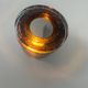 Set of 3 vintage Limburg wall lights, chrome and bubbled glass, Germany 1960