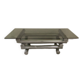 Vintage tubular coffee table 1970