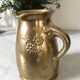 Gilde Handwerk solid brass vase
