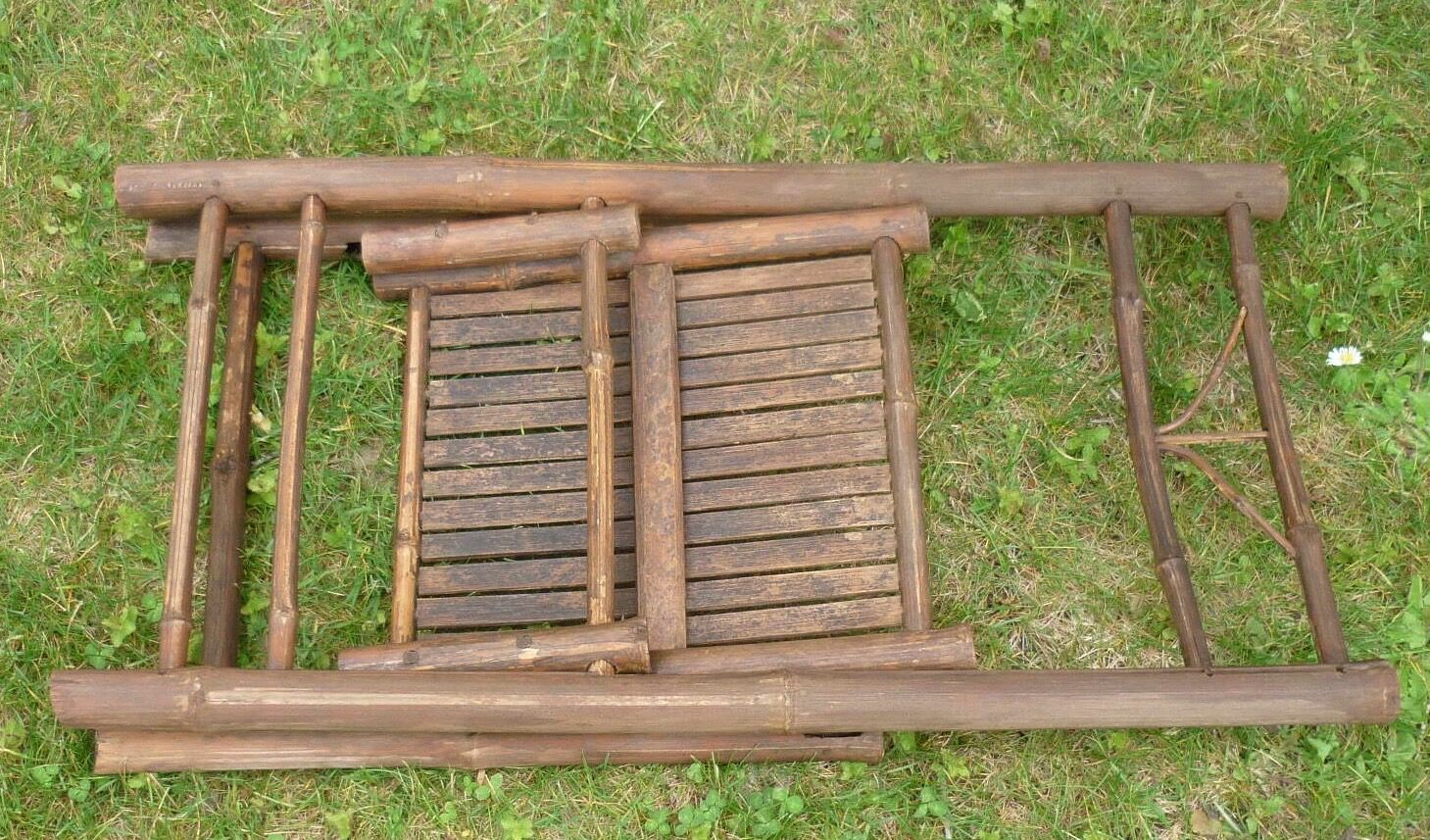 Bamboo child folding chair