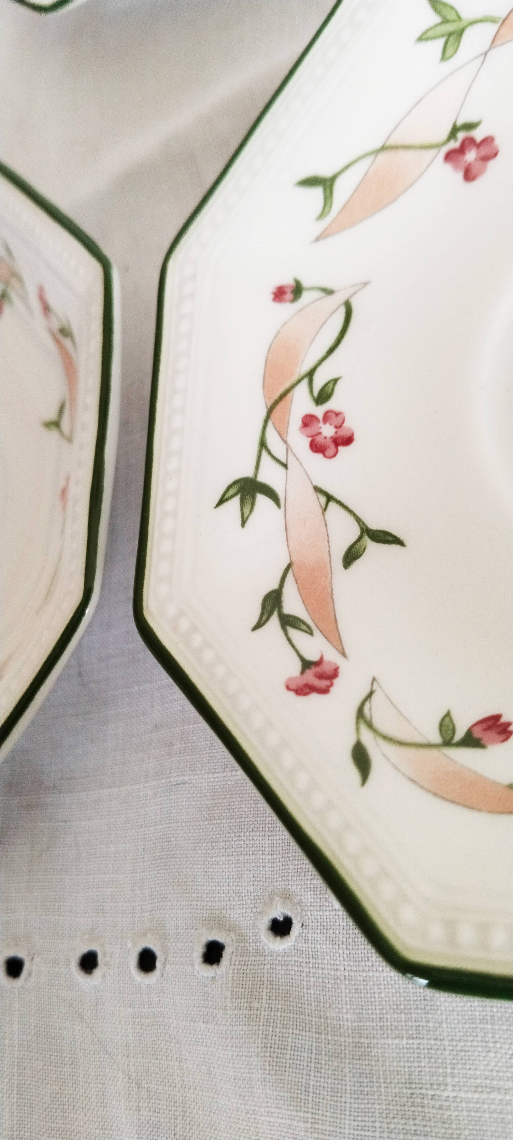 8 "Johnson Brothers" English porcelain saucers or coasters