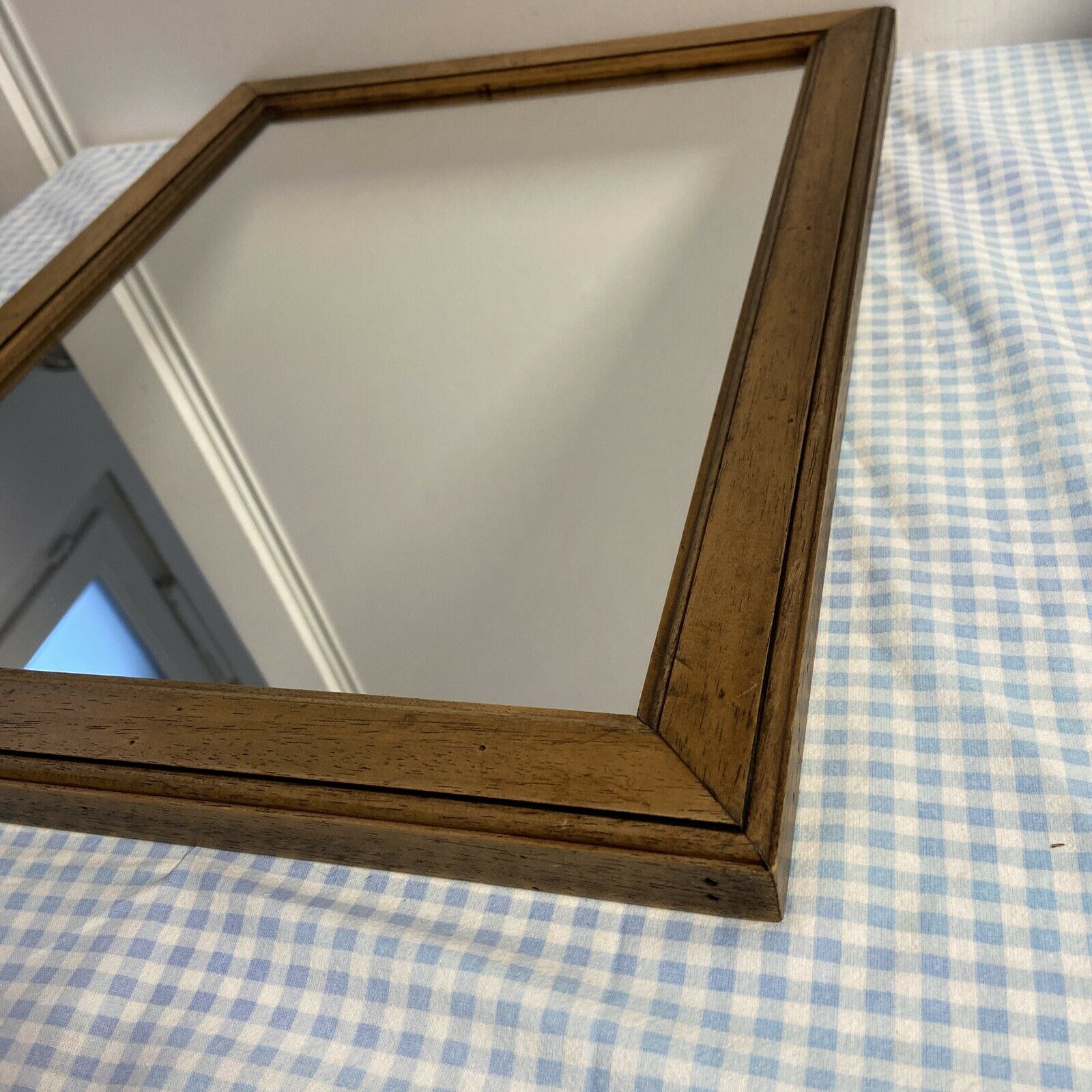 Mirror with wooden frame 45x36cm