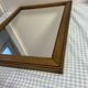Mirror with wooden frame 45x36cm