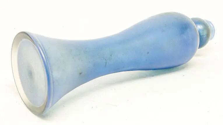 Art Nouveau vase, iridescent glass, Czechoslovakia, 1930s