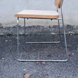 Talin chrome and cane chair
